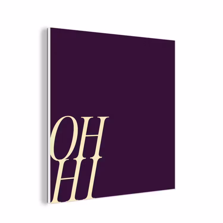 Forex - Oh hi - Paars - Cursief — 1