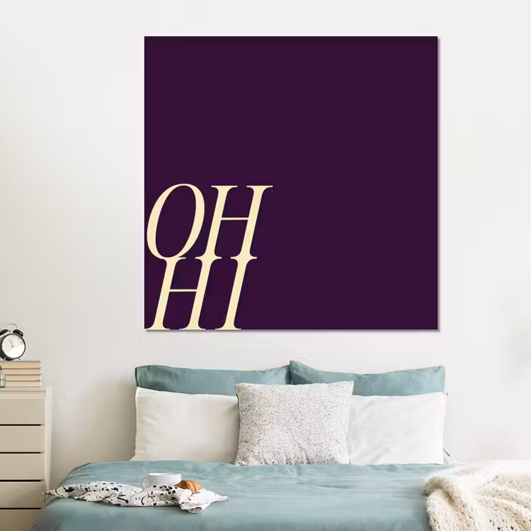 Forex - Oh hi - Paars - Cursief — 2
