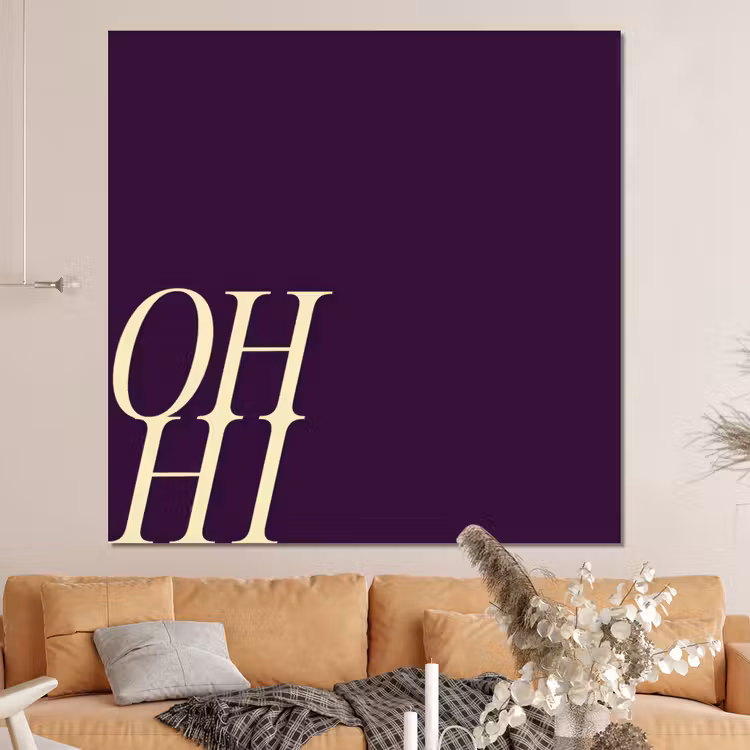 Forex - Oh hi - Paars - Cursief — 4