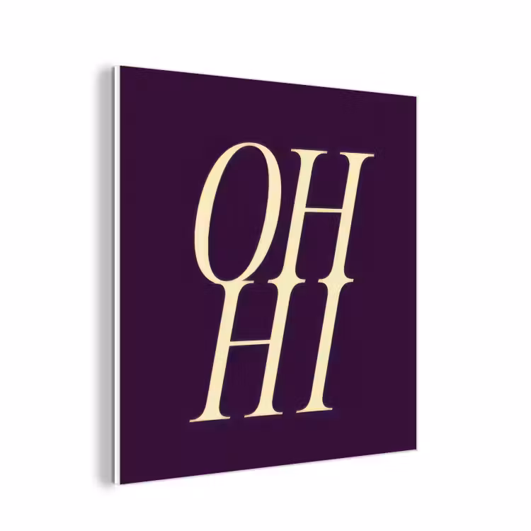 Forex - Oh hi - Paars - Minimalistisch — 1