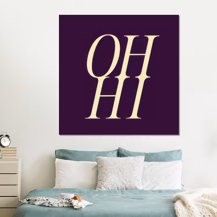 Forex - Oh hi - Paars - Minimalistisch — 2
