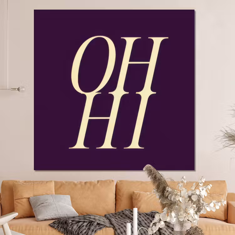 Forex - Oh hi - Paars - Minimalistisch — 4