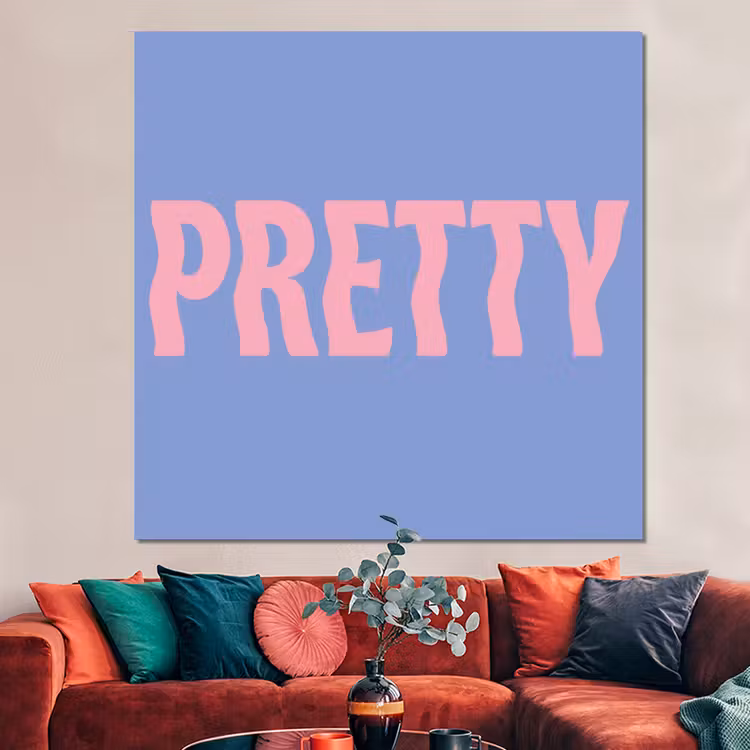 Forex - Pretty - Roze - Blauw - Golvend — 3