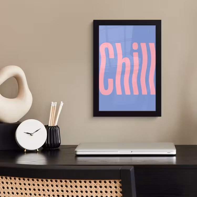 Poster met lijst - Chill — 2