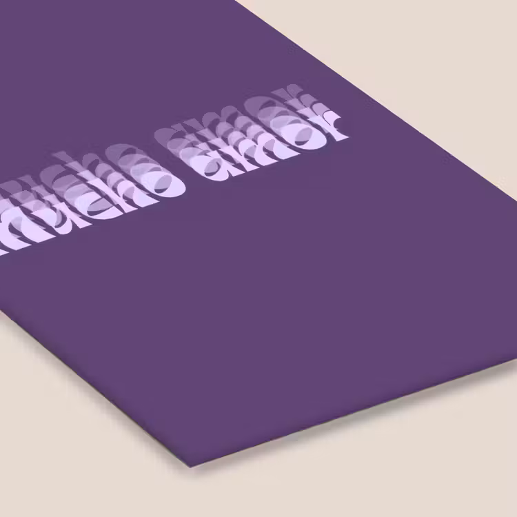 Poster met lijst - Mucho Amor Paars — 7