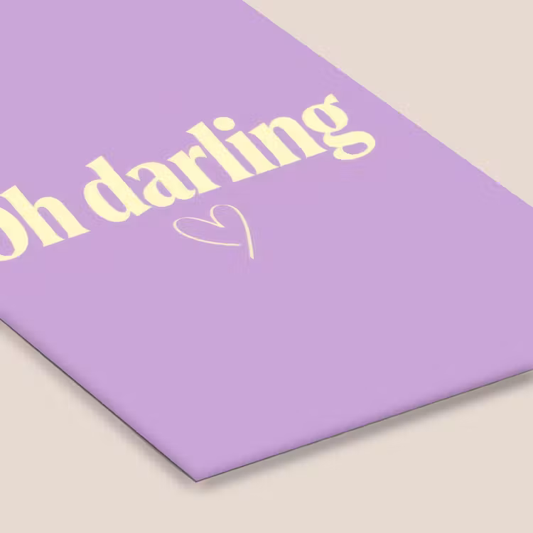 Poster met lijst - Oh Darling Lila — 7