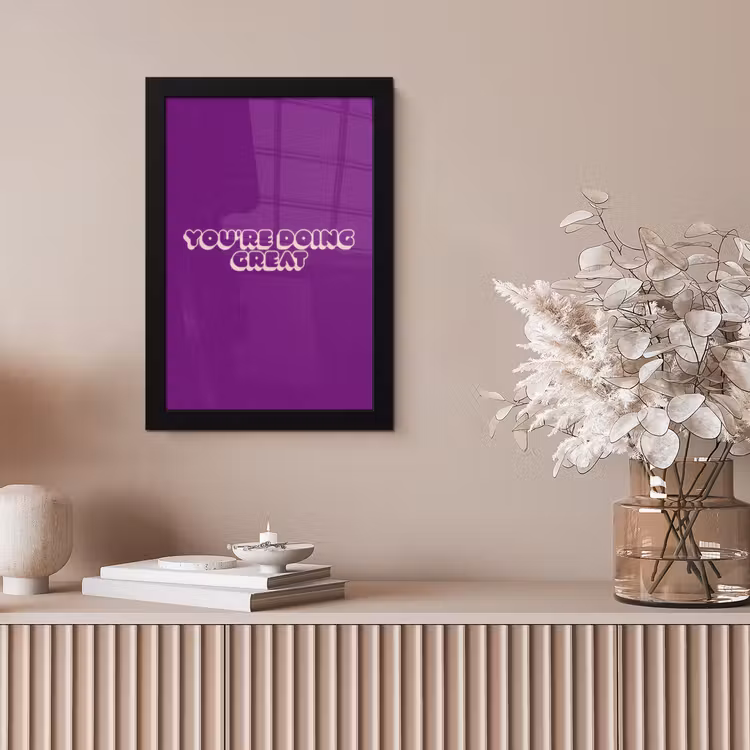 Poster met lijst - You're Doing Great — 5