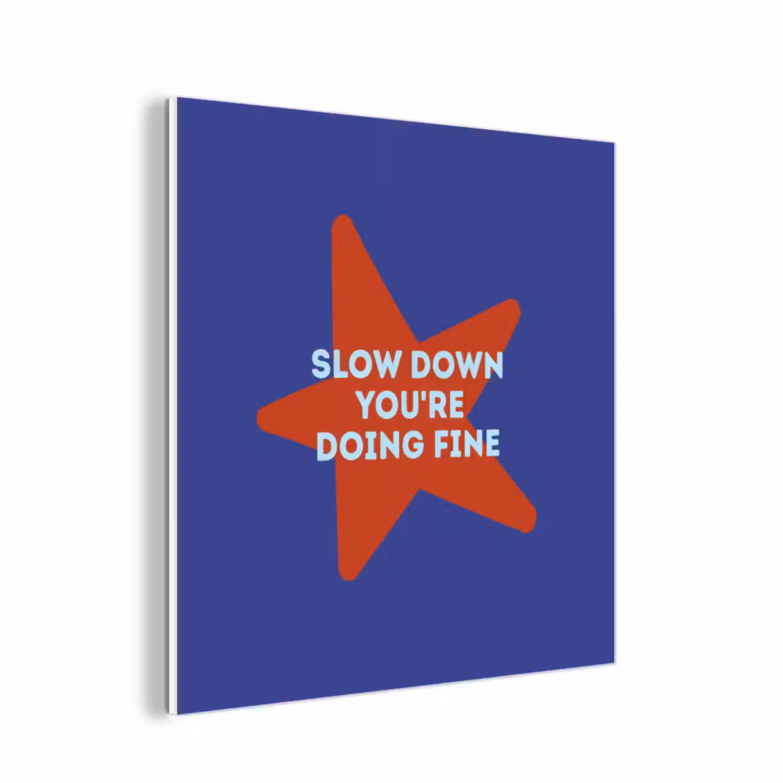 Forex - Slow down you're doing fine - Ster - Blauw — 1