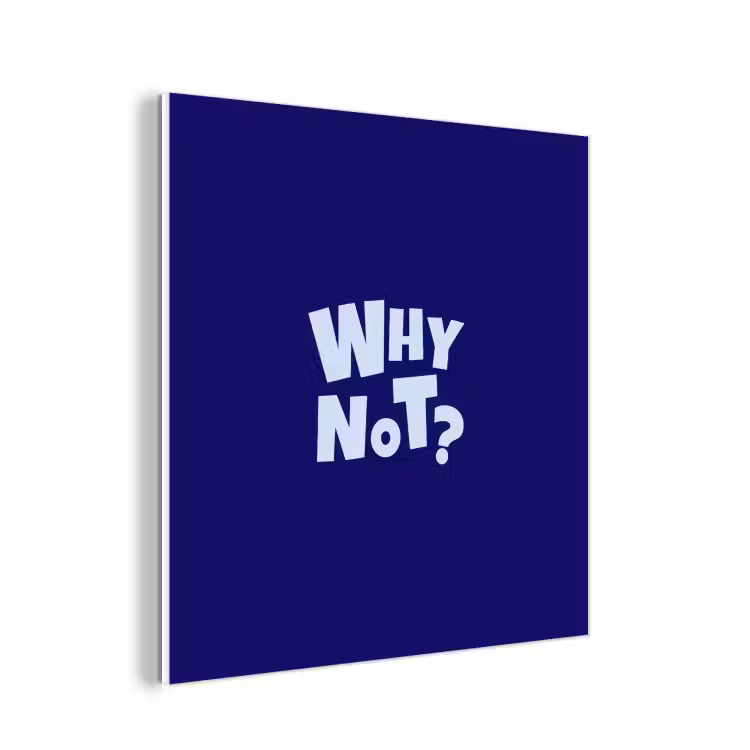Forex - Blauw - Why not - Minimalistisch — 1