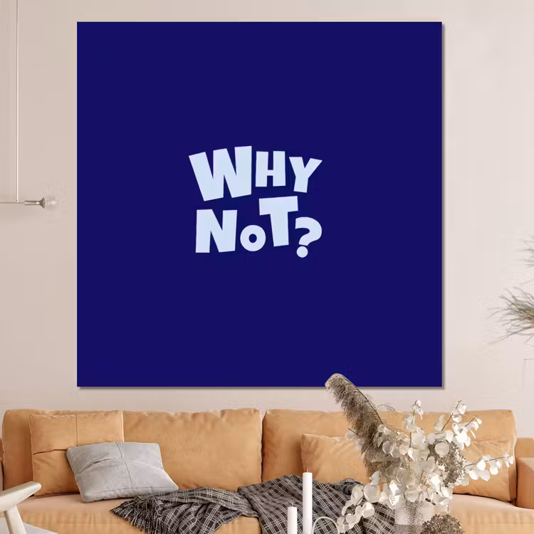 Forex - Blauw - Why not - Minimalistisch — 4