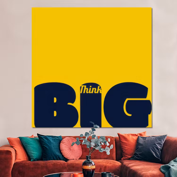 Forex - Geel - Think big - Grafisch — 3