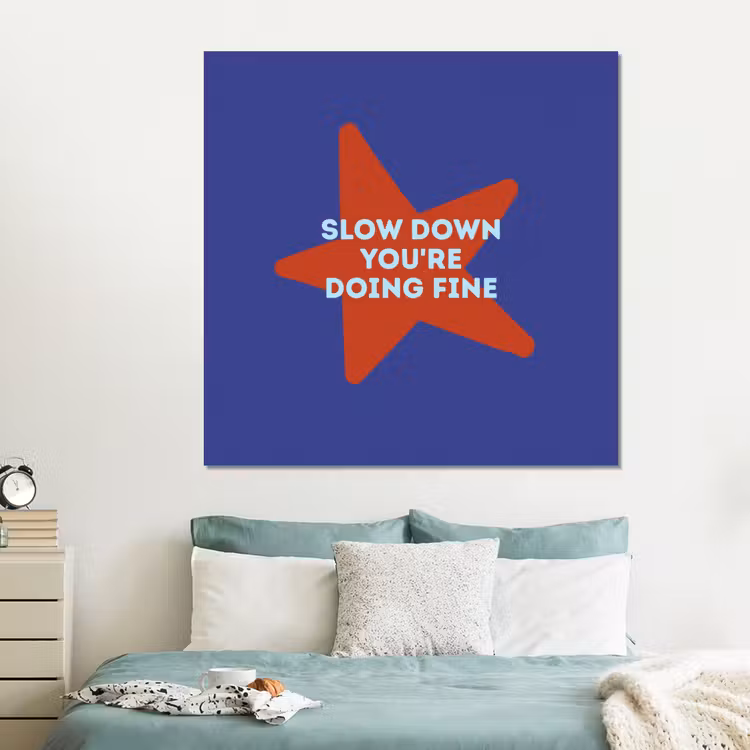 Forex - Slow down you're doing fine - Ster - Blauw — 2