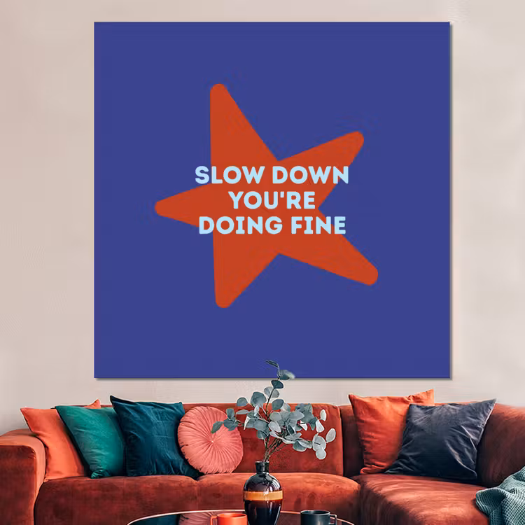 Forex - Slow down you're doing fine - Ster - Blauw — 3