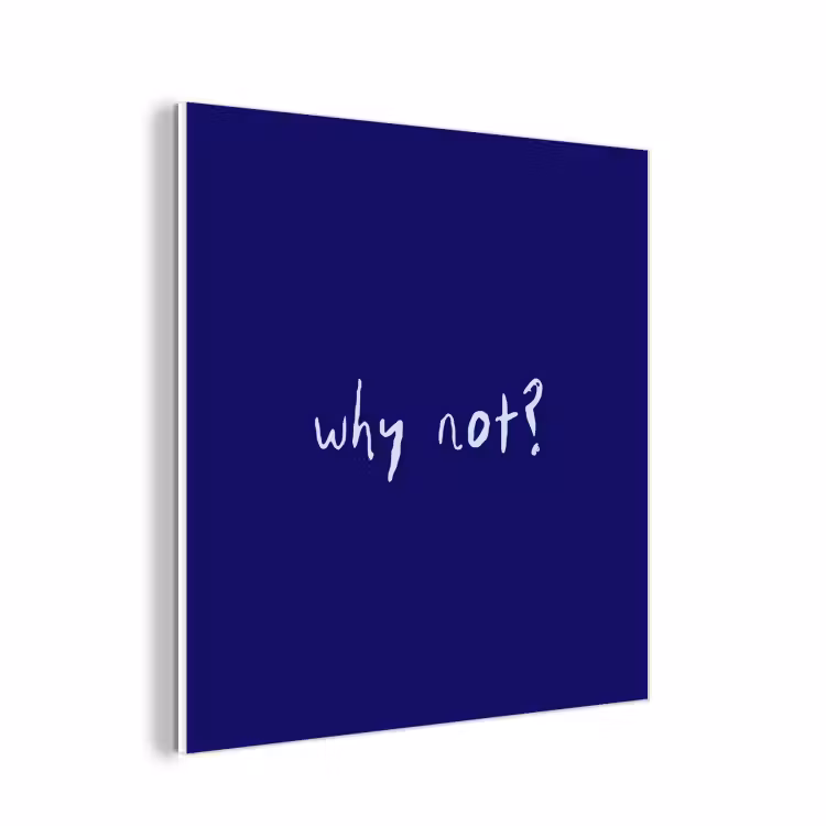Forex - Why not - Blauw - Handgeschreven — 1