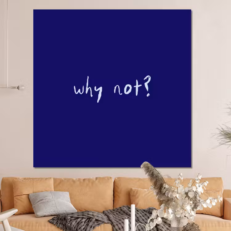 Forex - Why not - Blauw - Handgeschreven — 4