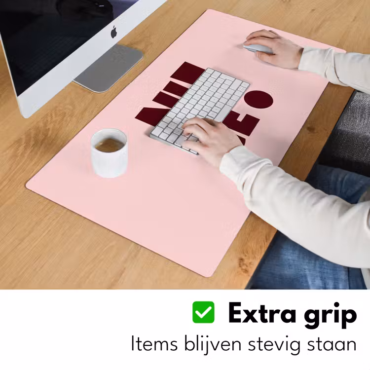 Bureau onderlegger - Nice Uitroepteken Roze — 6