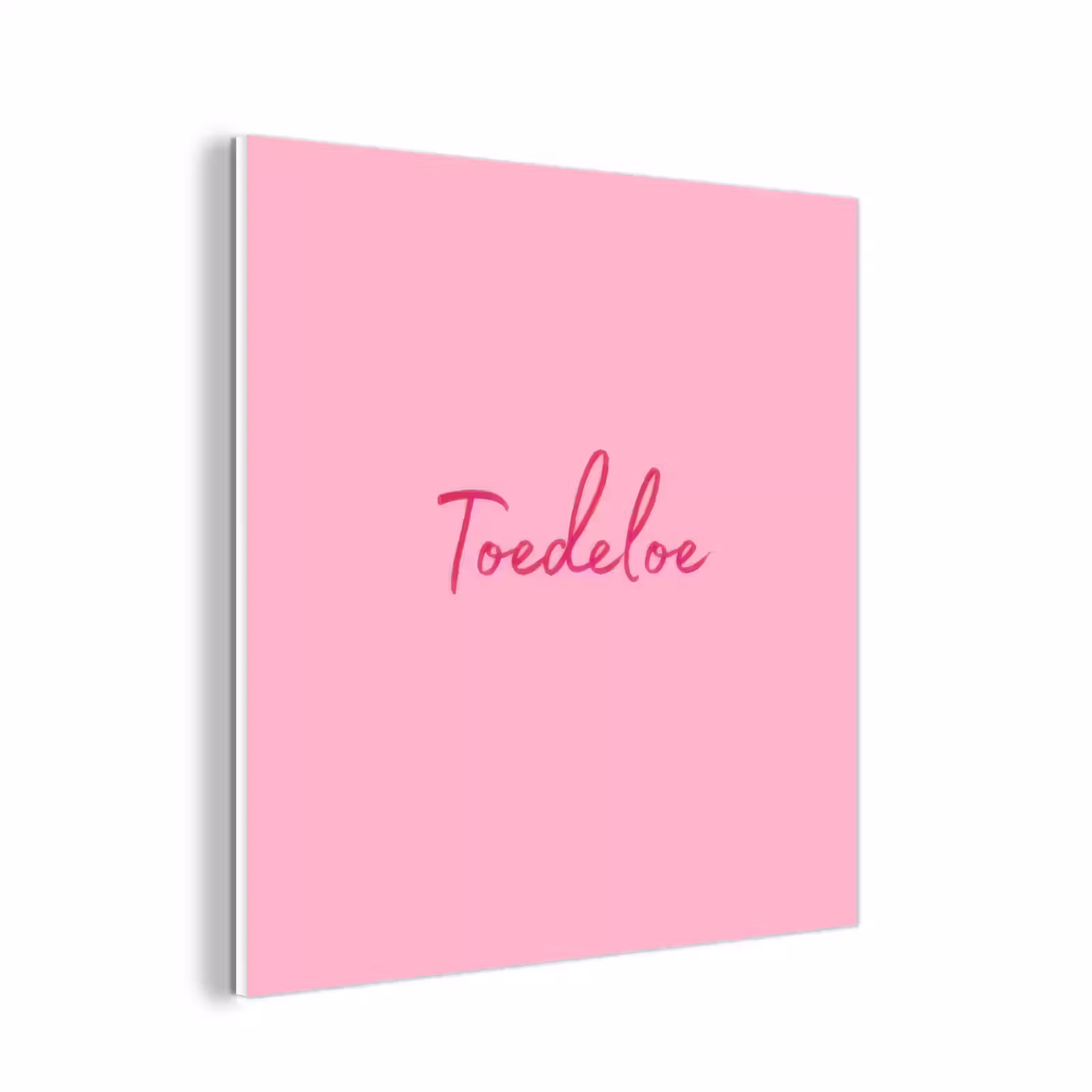 Forex - Toedeloe - Roze - Minimalistisch — 1