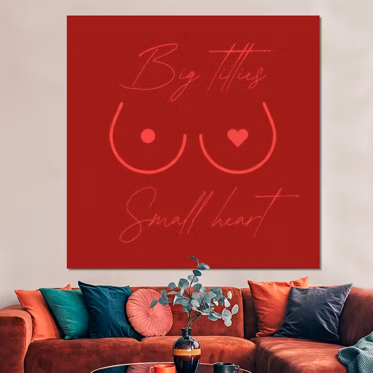 Forex - Big titties small heart - Rood - Hart — 3