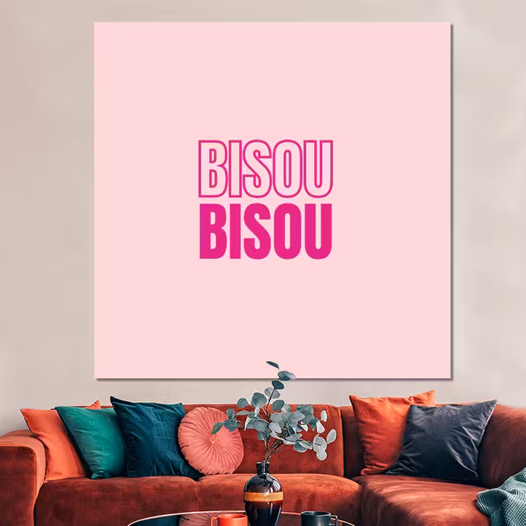 Forex - Bisou - Roze - Minimalistisch — 3
