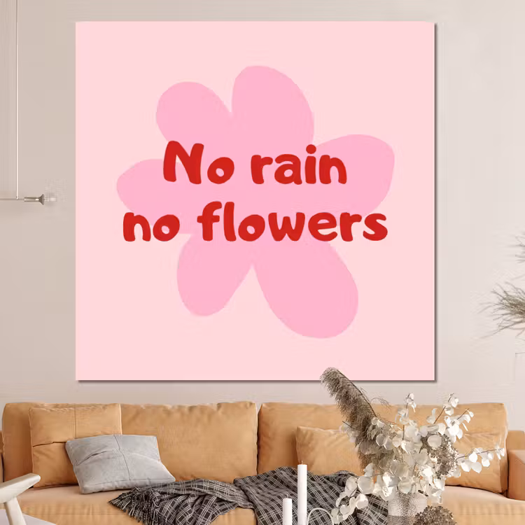 Forex - No rain no flowers - Bloem - Roze — 4
