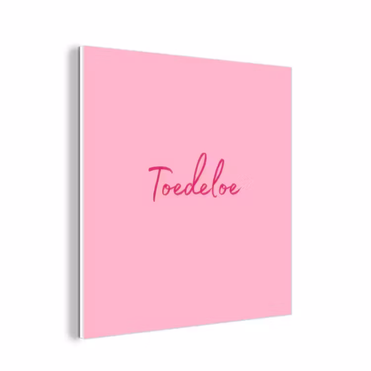 Forex - Toedeloe - Roze - Minimalistisch — 1