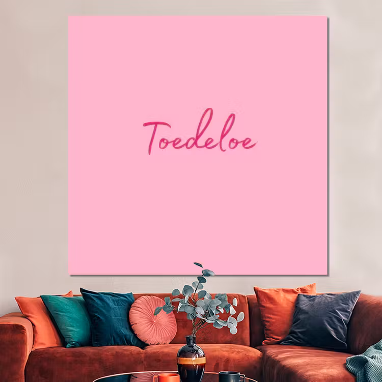 Forex - Toedeloe - Roze - Minimalistisch — 3