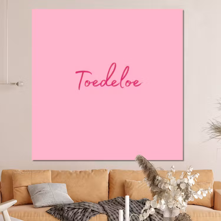 Forex - Toedeloe - Roze - Minimalistisch — 4