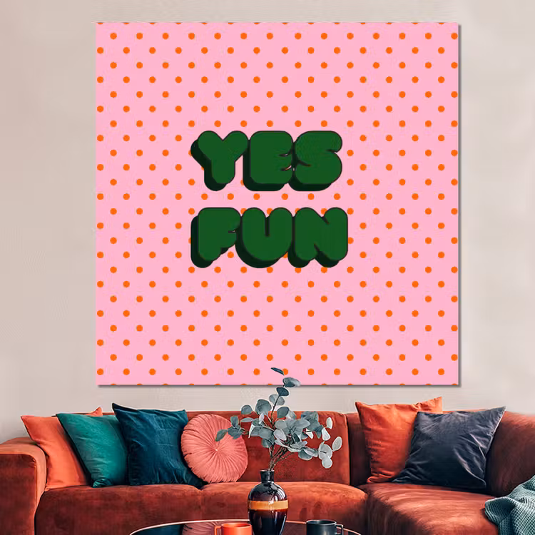 Forex - Yes fun - Groen - Roze - Stippen — 3