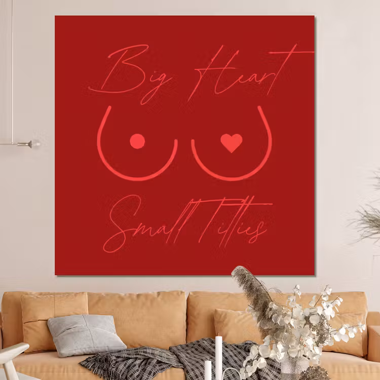 Forex - big heart small titties - Hart - Rood — 4