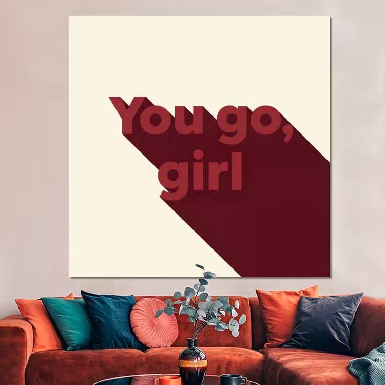 Forex - you go girl - 3D - Rood — 3