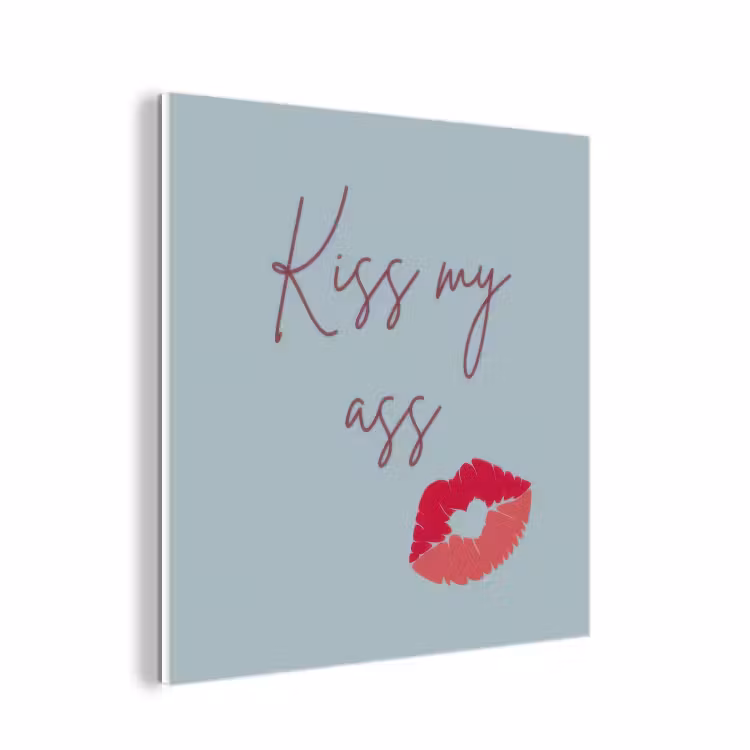 Forex - Kiss my ass - Lip - Blauw — 1