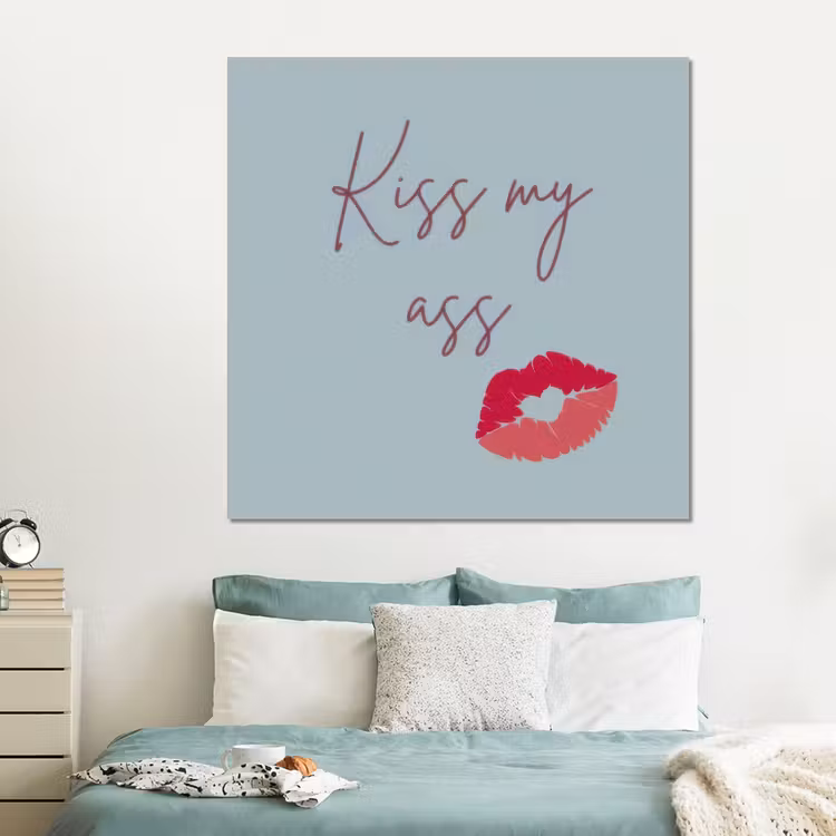 Forex - Kiss my ass - Lip - Blauw — 2
