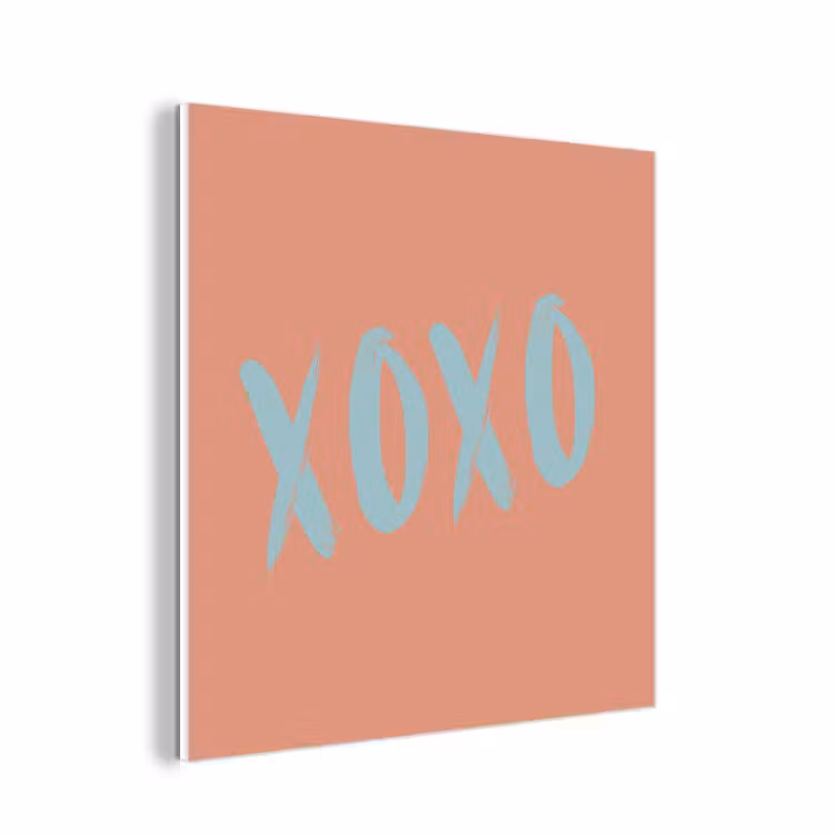 Forex - XOXO - Blauw - Perzikkleur — 1