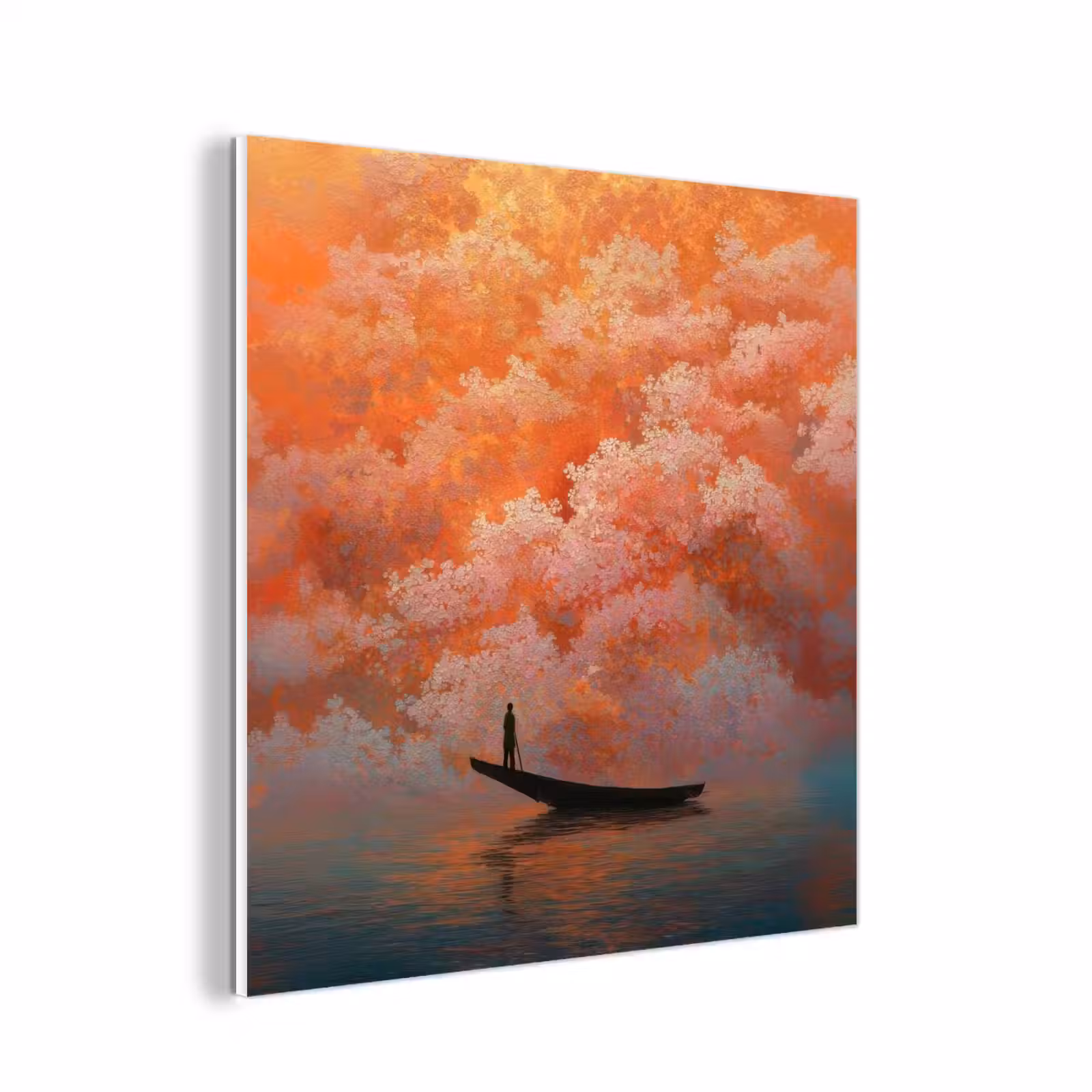 Forex - Zee - Boot - Wolken - Oranje — 1