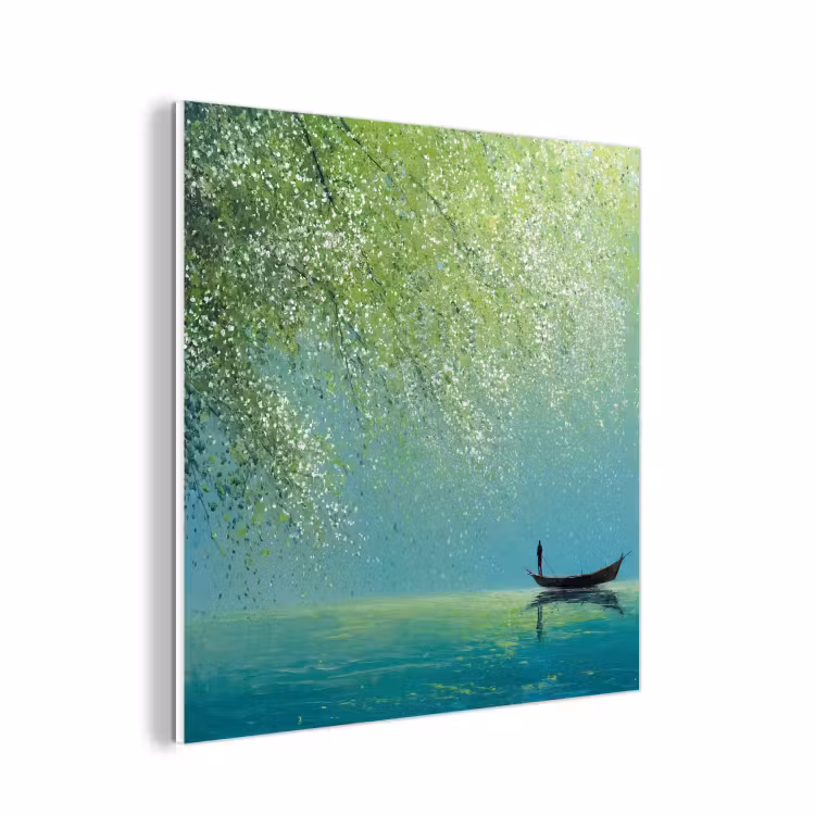 Forex - Bootje - Water - Bladeren - Bloesems — 1