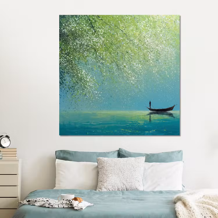 Forex - Bootje - Water - Bladeren - Bloesems — 2