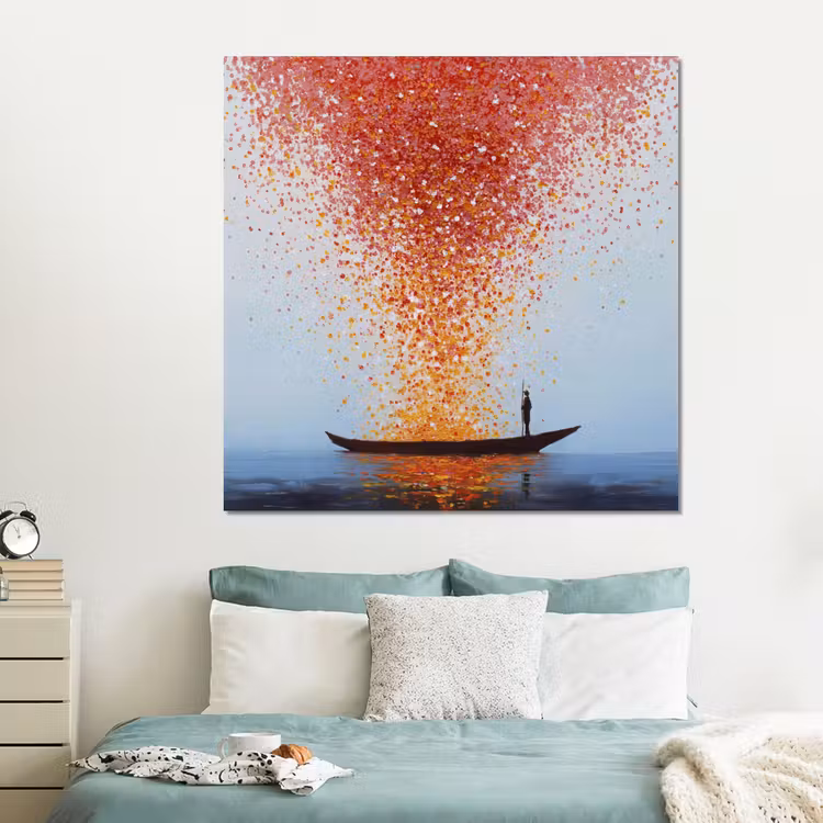 Forex - Wolk - Confetti - Boot - Wateroppervlakte — 2