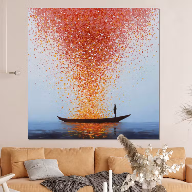 Forex - Wolk - Confetti - Boot - Wateroppervlakte — 4