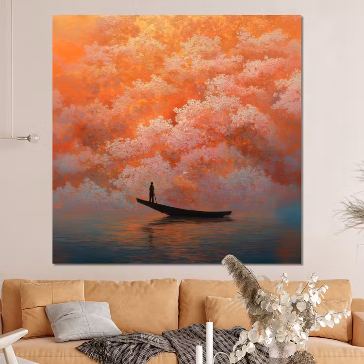 Forex - Zee - Boot - Wolken - Oranje — 4