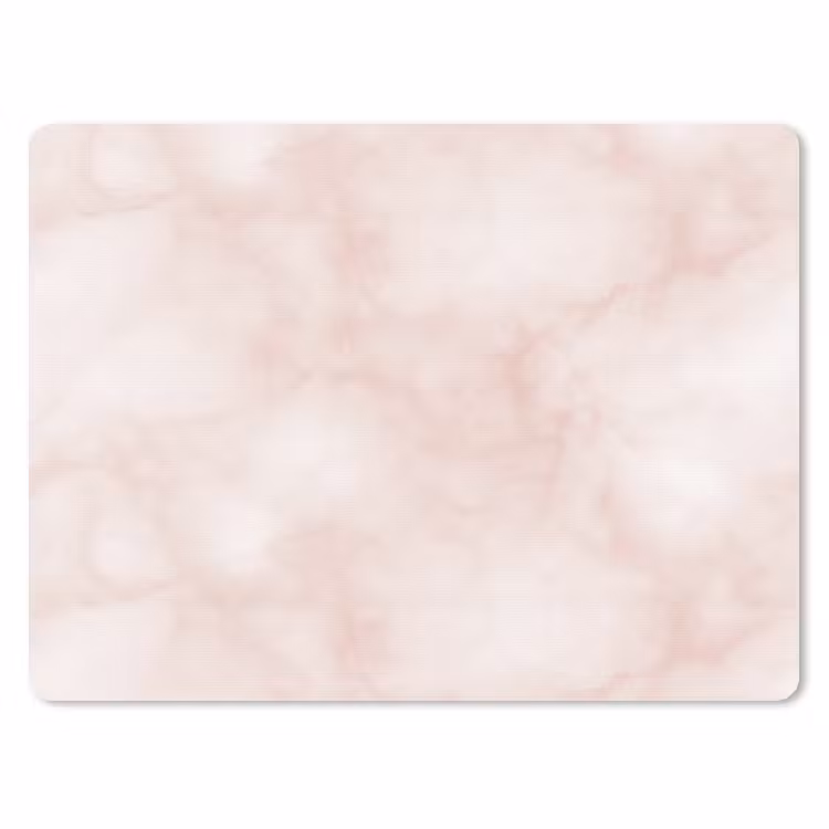 Muismat - Roze - Marmer - Crème
