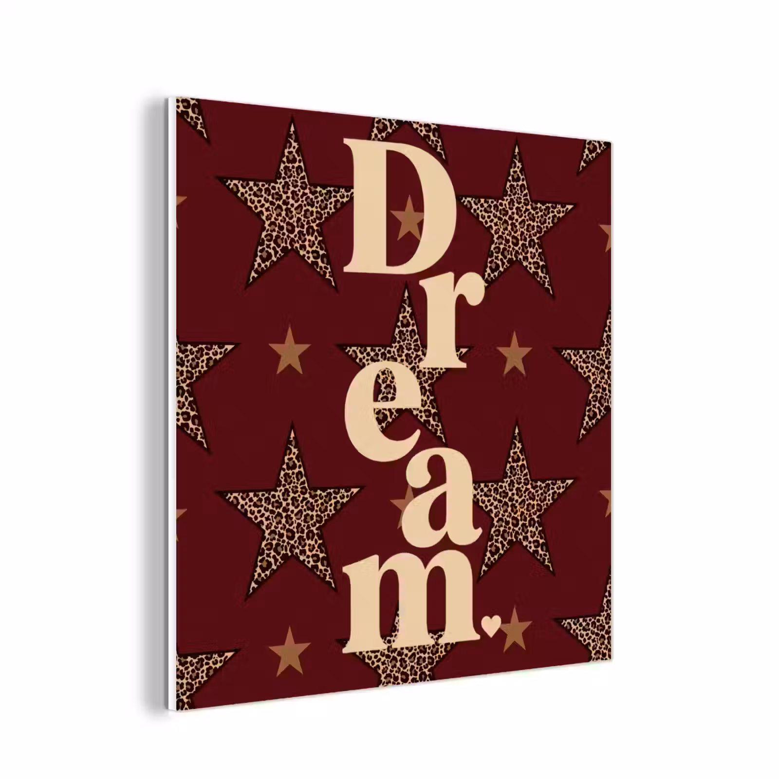 Forex - Sterren - Luipaardprint - Dream - Bordeaux — 1