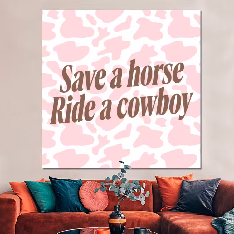Forex - Koeienprint - Roze - Cowboy - Horse — 3