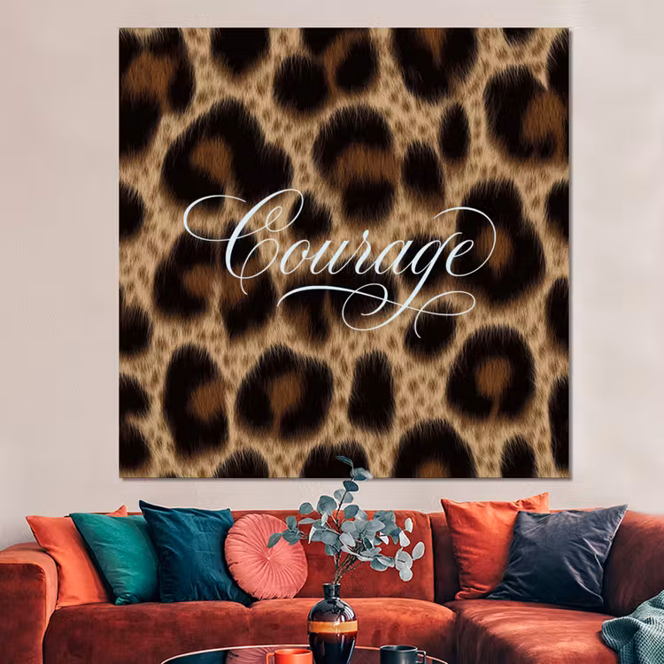 Forex - Luipaardprint - Bruin - Courage - Sierlijk — 3