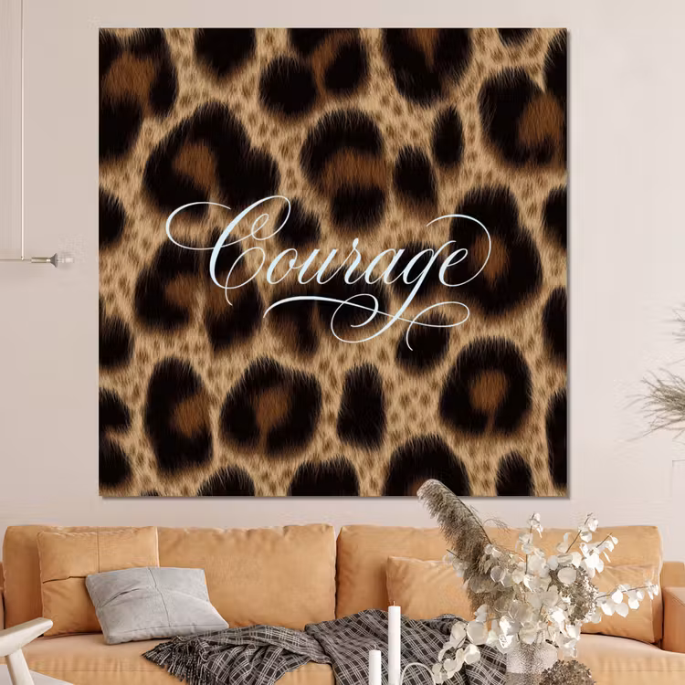 Forex - Luipaardprint - Bruin - Courage - Sierlijk — 4