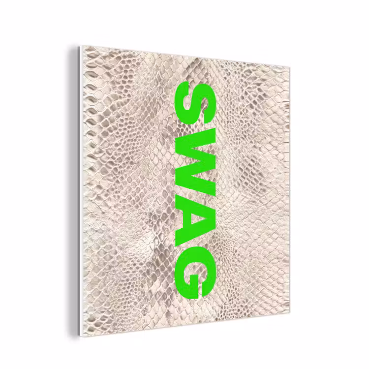 Forex - Slangenprint - SWAG - Neon - Groen — 1