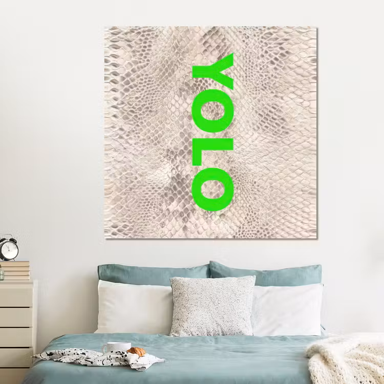 Forex - YOLO - Groen - Neon - Slangenprnt — 2