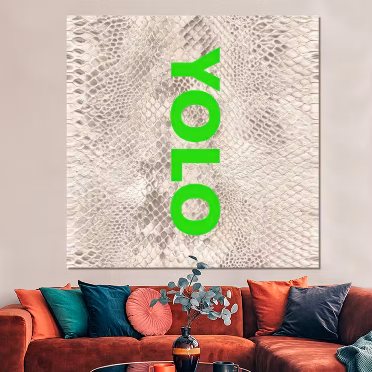 Forex - YOLO - Groen - Neon - Slangenprnt — 3
