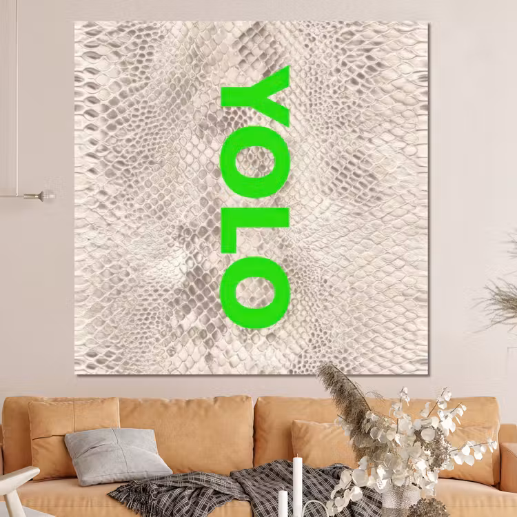 Forex - YOLO - Groen - Neon - Slangenprnt — 4