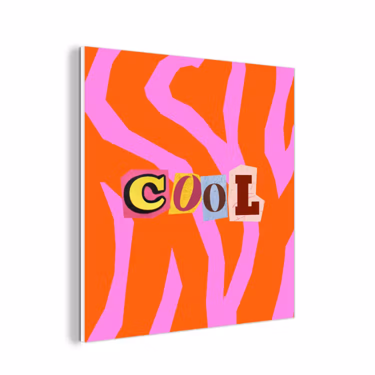 Forex - Zebraprint - Grafisch - COOL - Oranje — 1