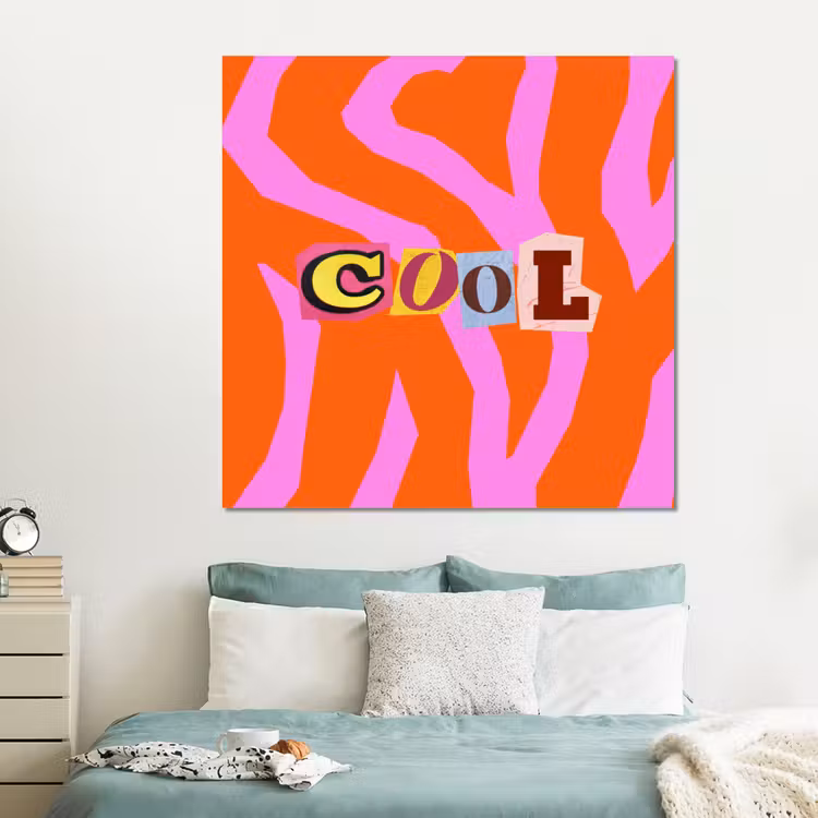 Forex - Zebraprint - Grafisch - COOL - Oranje — 2